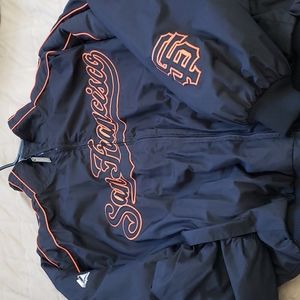 San Francisco Giants Authentic Majestic Jacket L